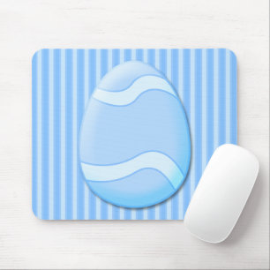 Paaseieren (blauw) Mousepad Muismat
