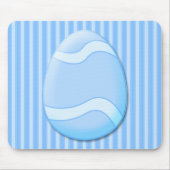 Paaseieren (blauw) Mousepad Muismat (Voorkant)