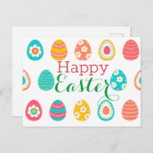 Paaseieren Briefkaart (Voorkant / Achterkant)