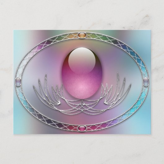 Paaseieren Briefkaart (Voorkant)