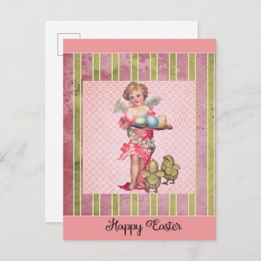  paaseieren briefkaart (Voorkant / Achterkant)