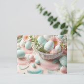 Paaseieren Briefkaart (Staand voorkant)