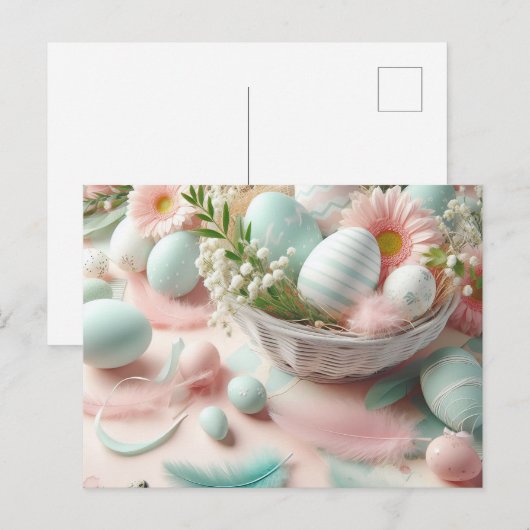 Paaseieren Briefkaart (Voorkant / Achterkant)