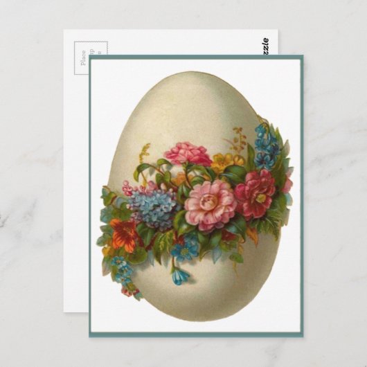 paaseieren briefkaart (Voorkant / Achterkant)