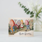 paaseieren briefkaart (Staand voorkant)