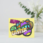 Paaseieren Briefkaart (Staand voorkant)