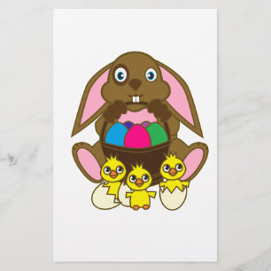 Paaseieren Bunny Briefpapier