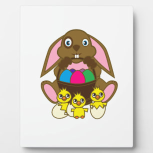 Paaseieren Bunny Fotoplaat