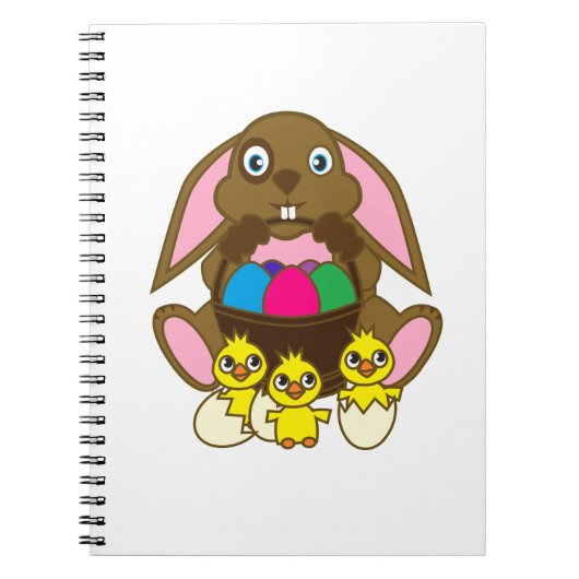 Paaseieren Bunny Notitieboek (Voorkant)