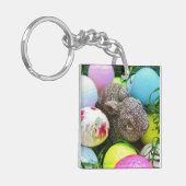 Paaseieren, bunny's en Golf Balls Sleutelhanger (Voorkant Links)