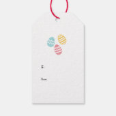 Paaseieren Cadeaulabel (Achterkant)