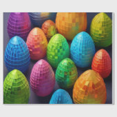 Paaseieren Cadeaupapier (Vlak)