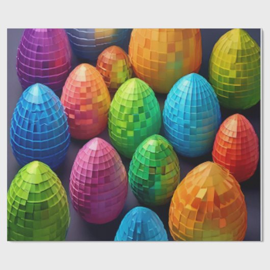 Paaseieren Cadeaupapier (Vlak)