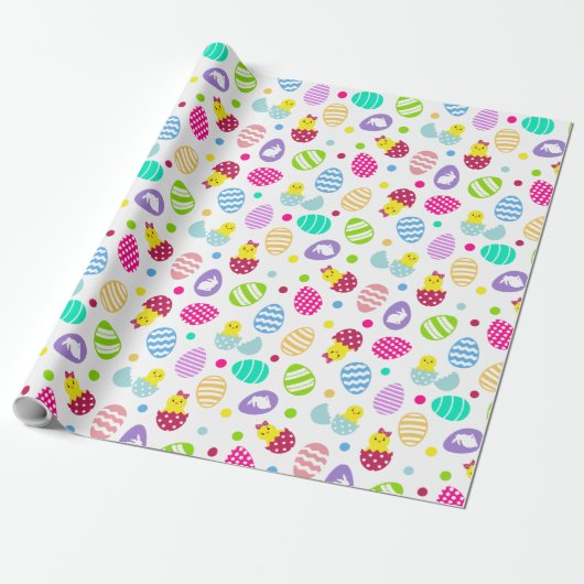 Paaseieren Cadeaupapier (Uitgerold)