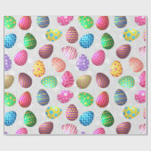  paaseieren cadeaupapier (Vlak)