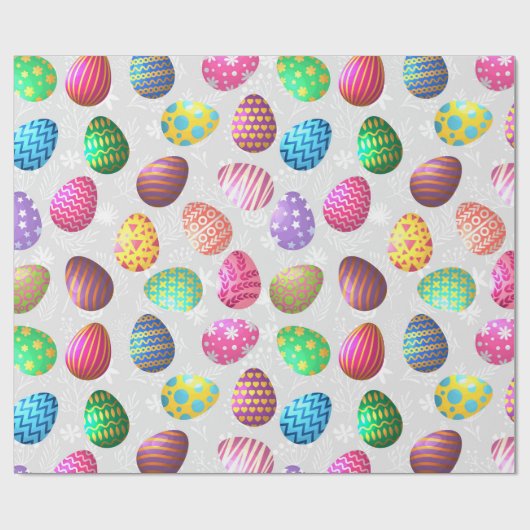  paaseieren cadeaupapier (Vlak)