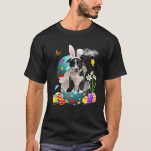 Paaseieren Collie Bunny Dog Gifts Dog Dad Dog mam T-shirt