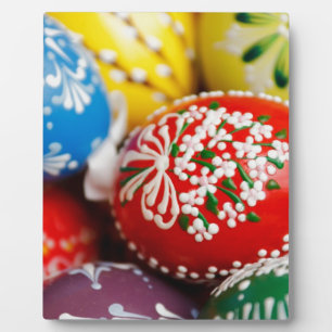 Paaseieren Colorful Holiday Pattern Spring Art Fotoplaat