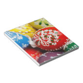 Paaseieren Colorful Holiday Pattern Spring Art Notitieblok (Schuin)