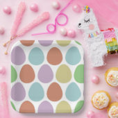 Paaseieren Decor Patroon Papieren Bordje (Feest)