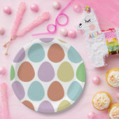 Paaseieren Decor Patroon Papieren Bordje (Feest)