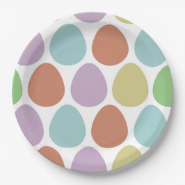 Paaseieren Decor Patroon Papieren Bordje