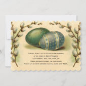  paaseieren: Dogwood Easter Brunch Kaart (Achterkant)