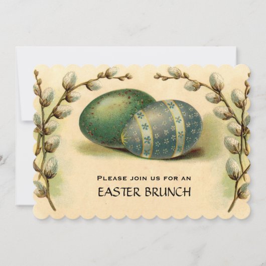  paaseieren: Dogwood Easter Brunch Kaart (Voorkant)