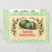  paaseieren Dogwood Kaart (Voorkant / Achterkant)