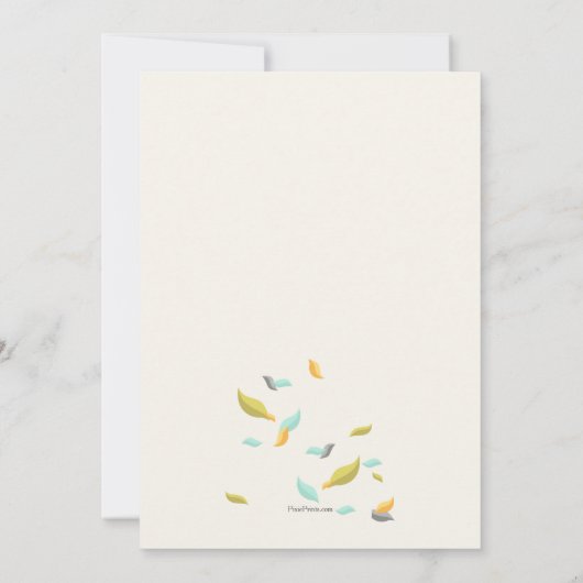 Paaseieren drie uitnodiging (Achterkant)