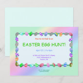 Paaseieren Eierenjacht Kaart (Voorkant / Achterkant)