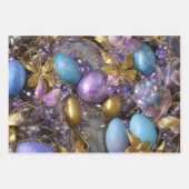 Paaseieren en bloemen. 007 Papierblad voor onmidde Inpakpapier Vel (Voorkant 2)