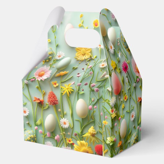 Paaseieren en -bloemen bedankdoosjes (Achterkant)