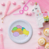 paaseieren en Borden voor baksteenpapier Papieren Bordje (Feest)