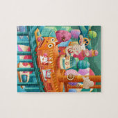 Paaseieren en Bunnies Fantasy World Legpuzzel (Horizontaal)