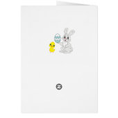 Paaseieren en bunny (Achterkant)