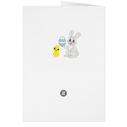 Paaseieren en bunny (Achterkant)