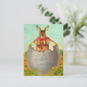 Paaseieren en Bunny Briefkaart (Staand voorkant)