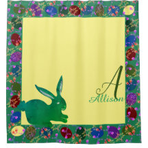Paaseieren en bunny Monogram