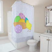 Paaseieren en keukengordijn douchegordijn (In situ)