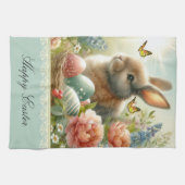  paaseieren en konijnenkeukenhanddoeken theedoek (Horizontaal)