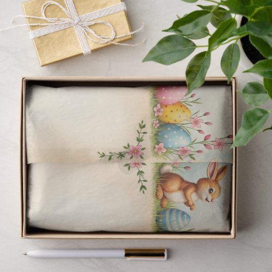 Paaseieren en Little Rabbit Populair Collectie Tissuepapier (Geschenk)