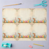 Paaseieren en Little Rabbit Populair Collectie Tissuepapier (Craft)
