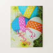 Paaseieren en matrijzen legpuzzel (Verticaal)