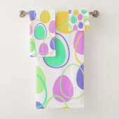 Paaseieren en omtrekken bad handdoek (Insitu)
