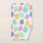Paaseieren en omtrekken bad handdoek (Handdoek)