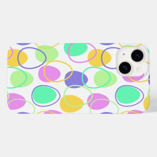 Paaseieren en omtrekken Case-Mate iPhone case (Achterkant (horizontaal))