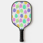 Paaseieren en omtrekken pickleball paddle (Voorkant)