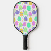 Paaseieren en omtrekken pickleball paddle (Achterkant)