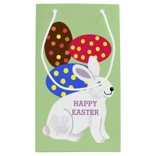 Paaseieren en paaseieren klein cadeauzakje (Achterkant)